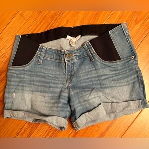 Target Isabel Maternity denim shorts